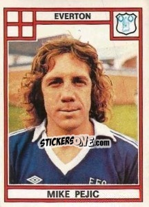 Cromo Mike Pejic - UK Football 1977-1978 - Panini