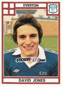Sticker David Jones - UK Football 1977-1978 - Panini