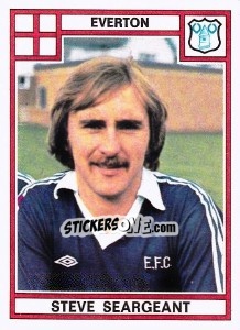 Sticker Steve Seargeant - UK Football 1977-1978 - Panini