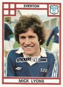 Sticker Mick Lyons - UK Football 1977-1978 n. 132 - Panini