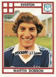 Figurina Martin Dobson - UK Football 1977-1978 - Panini