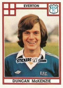 Cromo Duncan McKenzie - UK Football 1977-1978 - Panini