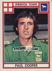 Sticker Paul Cooper - UK Football 1977-1978 - Panini