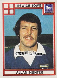 Figurina Allan Hunter - UK Football 1977-1978 - Panini