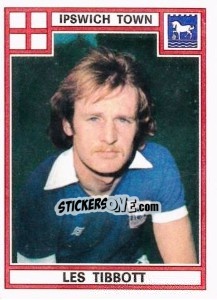 Figurina Les Tibbott - UK Football 1977-1978 - Panini