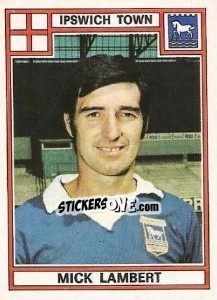 Sticker Mick Lambert - UK Football 1977-1978 n. 157 - Panini