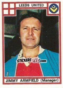 Cromo Jimmy Armfleld - UK Football 1977-1978 - Panini