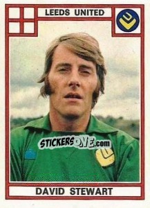 Figurina David Stewart - UK Football 1977-1978 - Panini