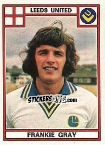 Sticker Frank Gray - UK Football 1977-1978 - Panini
