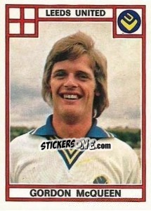 Sticker Gordon McQueen - UK Football 1977-1978 n. 165 - Panini