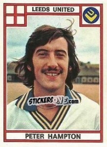Cromo Peter Hampton - UK Football 1977-1978 n. 167 - Panini