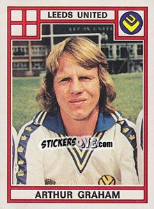 Cromo Arthur Graham - UK Football 1977-1978 n. 169 - Panini