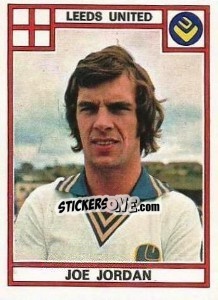 Cromo Joe Jordan - UK Football 1977-1978 - Panini