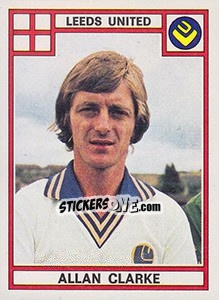 Cromo Allan Clarke - UK Football 1977-1978 - Panini
