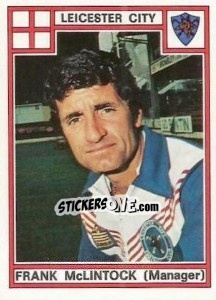 Cromo Frank McLintock - UK Football 1977-1978 - Panini