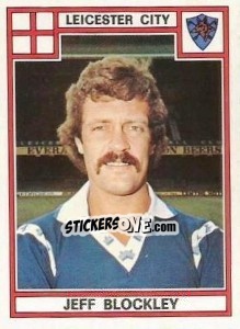 Figurina Jeff Blockley - UK Football 1977-1978 - Panini