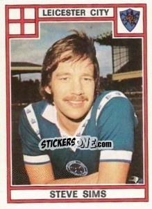 Sticker Steve Sims - UK Football 1977-1978 - Panini