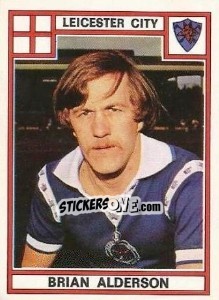 Figurina Brian Alderson - UK Football 1977-1978 - Panini