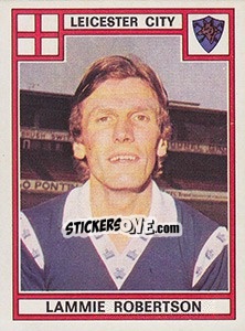 Cromo Lammie Robertson - UK Football 1977-1978 - Panini