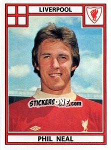 Sticker Phil Neal - UK Football 1977-1978 n. 196 - Panini