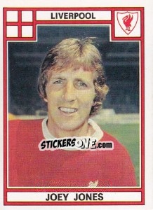 Sticker Joey Jones - UK Football 1977-1978 - Panini