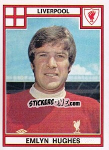 Cromo Emlyn Hughes - UK Football 1977-1978 - Panini