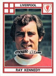Cromo Ray Kennedy - UK Football 1977-1978 - Panini
