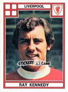 Sticker Ray Kennedy - UK Football 1977-1978 n. 202 - Panini