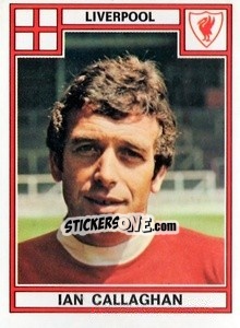 Cromo Ian Callaghan - UK Football 1977-1978 - Panini
