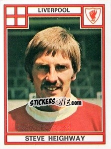 Cromo Steve Heighway - UK Football 1977-1978 - Panini