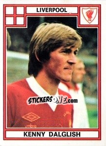 Sticker Kenny Dalglish - UK Football 1977-1978 n. 208 - Panini