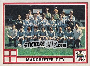 Sticker Team Photo - UK Football 1977-1978 - Panini