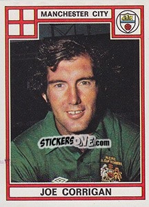 Cromo Joe Corrigan - UK Football 1977-1978 - Panini
