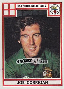 Sticker Joe Corrigan - UK Football 1977-1978 n. 212 - Panini