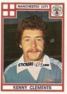 Sticker Kenny Clements - UK Football 1977-1978 - Panini