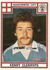 Figurina Kenny Clements - UK Football 1977-1978 n. 213 - Panini