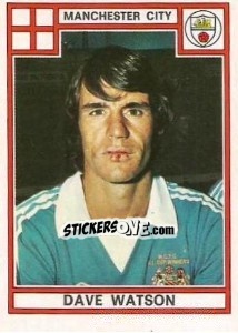 Sticker Dave Watson - UK Football 1977-1978 - Panini