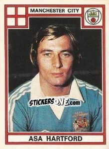 Sticker Asa Hartford - UK Football 1977-1978 - Panini