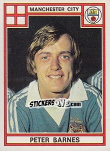 Cromo Peter Barnes - UK Football 1977-1978 n. 219 - Panini