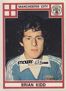 Sticker Brian Kidd - UK Football 1977-1978 - Panini