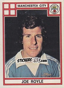 Figurina Joe Royle - UK Football 1977-1978 - Panini