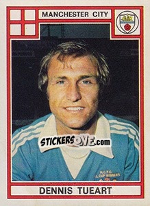 Figurina Dennis Tueart - UK Football 1977-1978 n. 224 - Panini