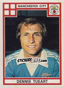 Figurina Dennis Tueart - UK Football 1977-1978 - Panini