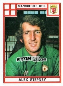 Cromo Alec Stepney - UK Football 1977-1978 - Panini