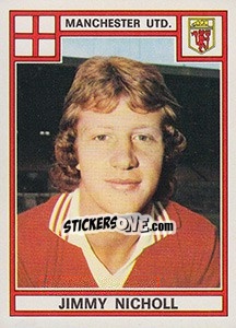 Cromo Jimmy Nicholl - UK Football 1977-1978 - Panini