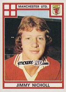 Sticker Jimmy Nicholl - UK Football 1977-1978 n. 230 - Panini