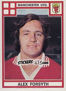 Sticker Alex Forsyth - UK Football 1977-1978 - Panini