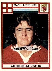 Sticker Arthur Albiston - UK Football 1977-1978 - Panini