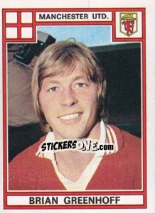 Cromo Brian Greenhoff - UK Football 1977-1978 n. 235 - Panini