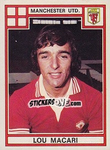 Figurina Lou Macari - UK Football 1977-1978 - Panini